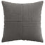 Pudebetræk 6 pcs ALMELO Mørkegrå 30 x 30 cm cordfløjl