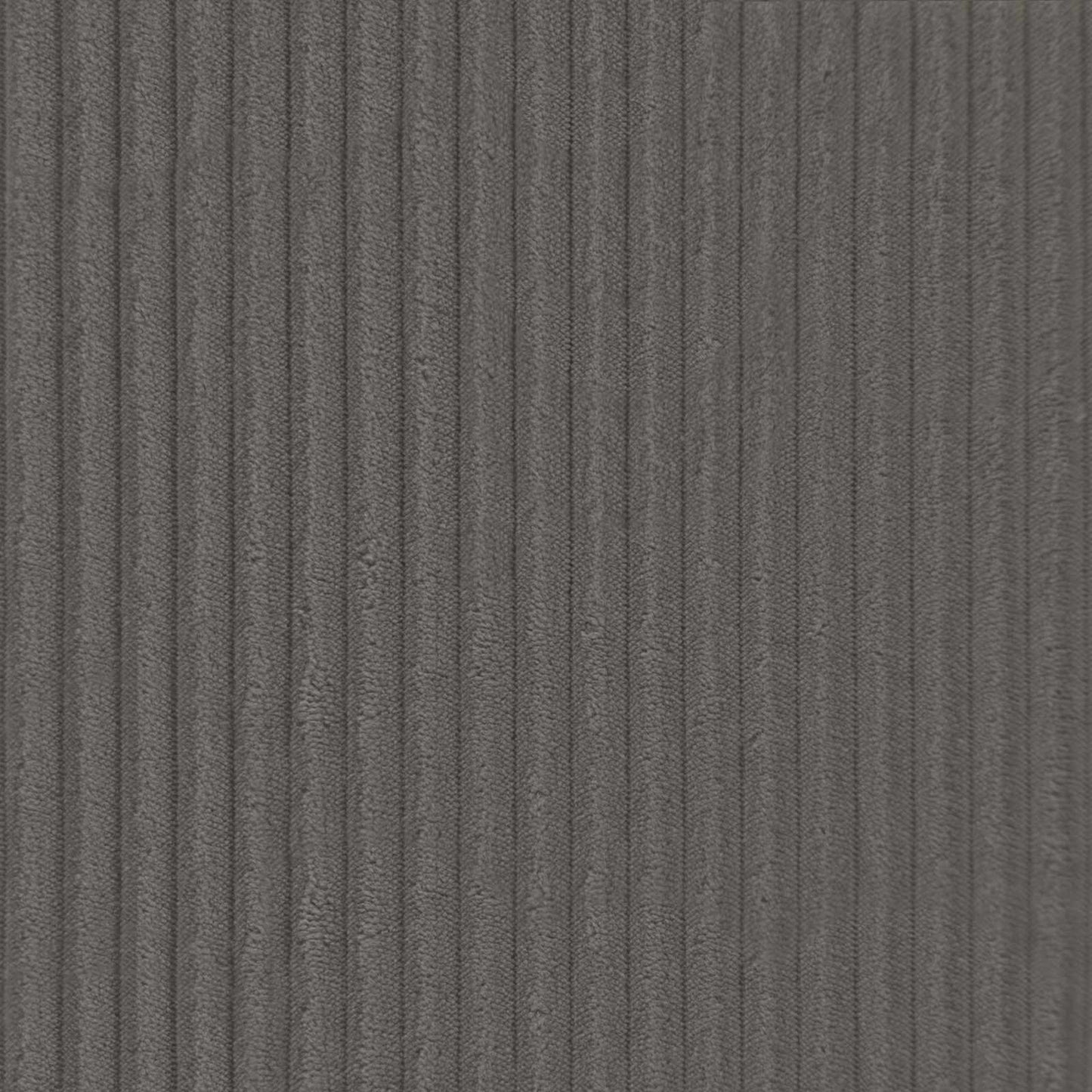 Pudebetræk 6 pcs ALMELO Mørkegrå 30 x 50 cm cordfløjl