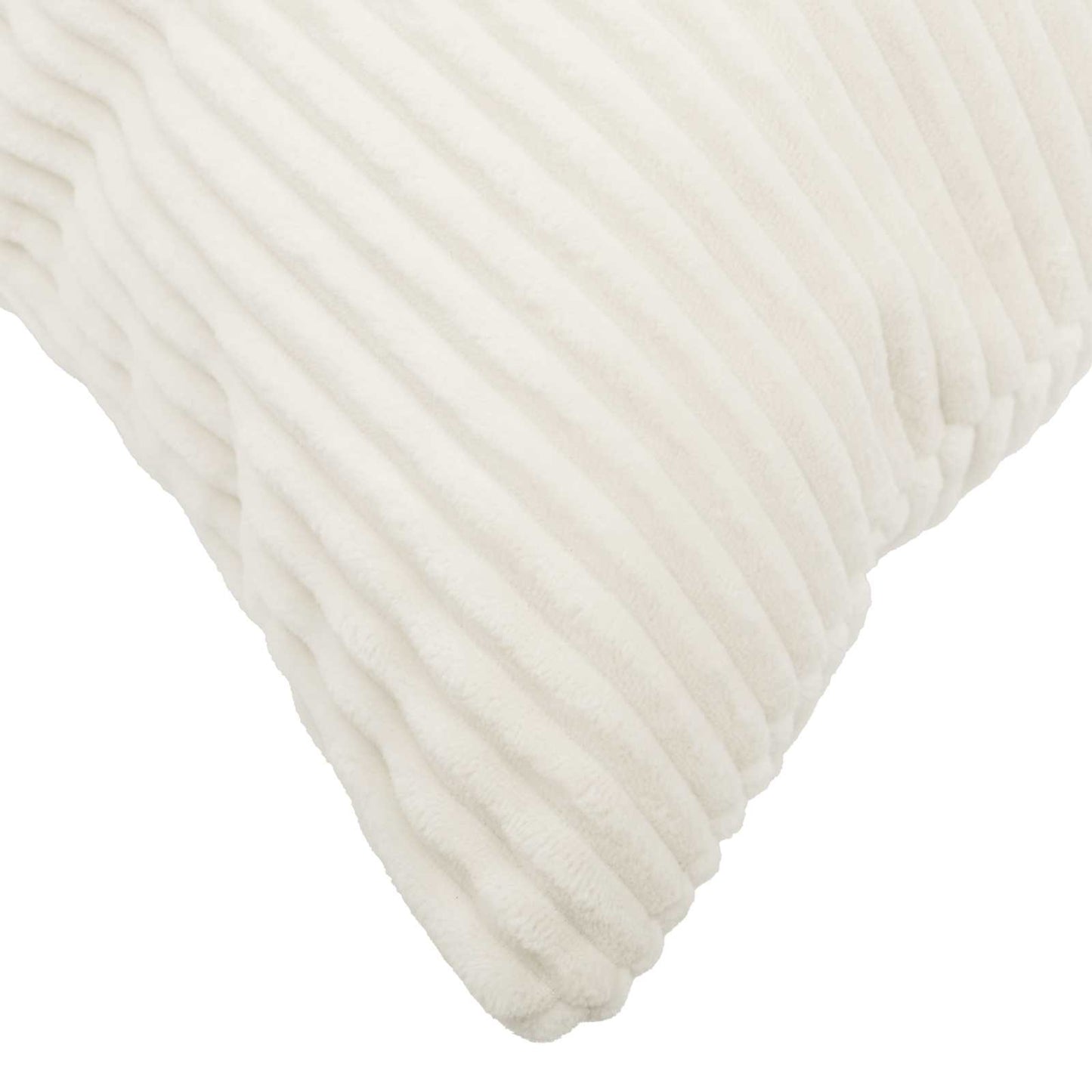 Pudebetræk 6 pcs ALMELO Cremefarvet 30 x 50 cm cordfløjl