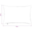 Pudebetræk 6 pcs ALMELO Gråbrun 30 x 50 cm cordfløjl