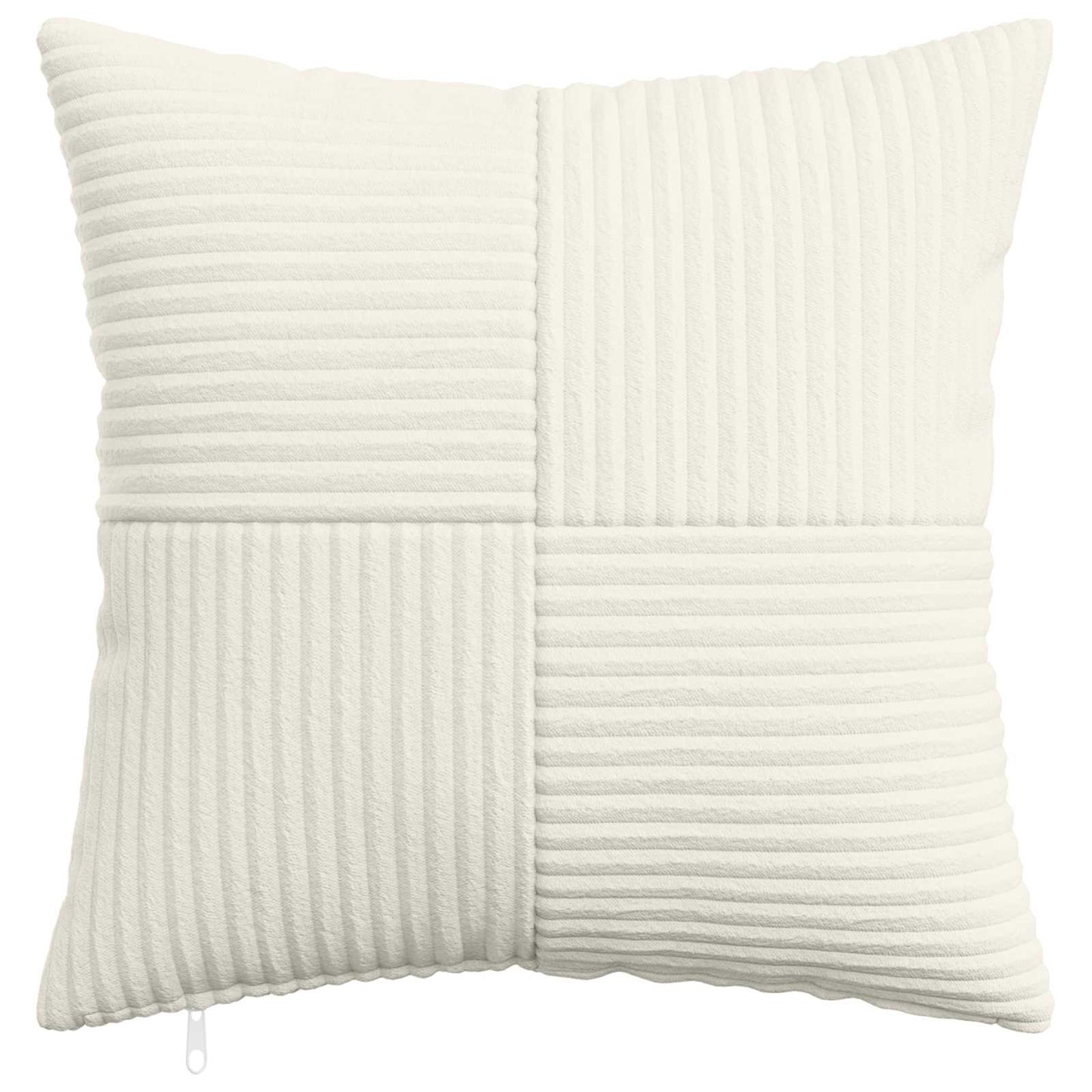 Pudebetræk 2 pcs ALMELO Cremefarvet 35 x 35 cm cordfløjl