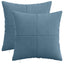 Pudebetræk 2 pcs ALMELO Blå 35 x 35 cm cordfløjl