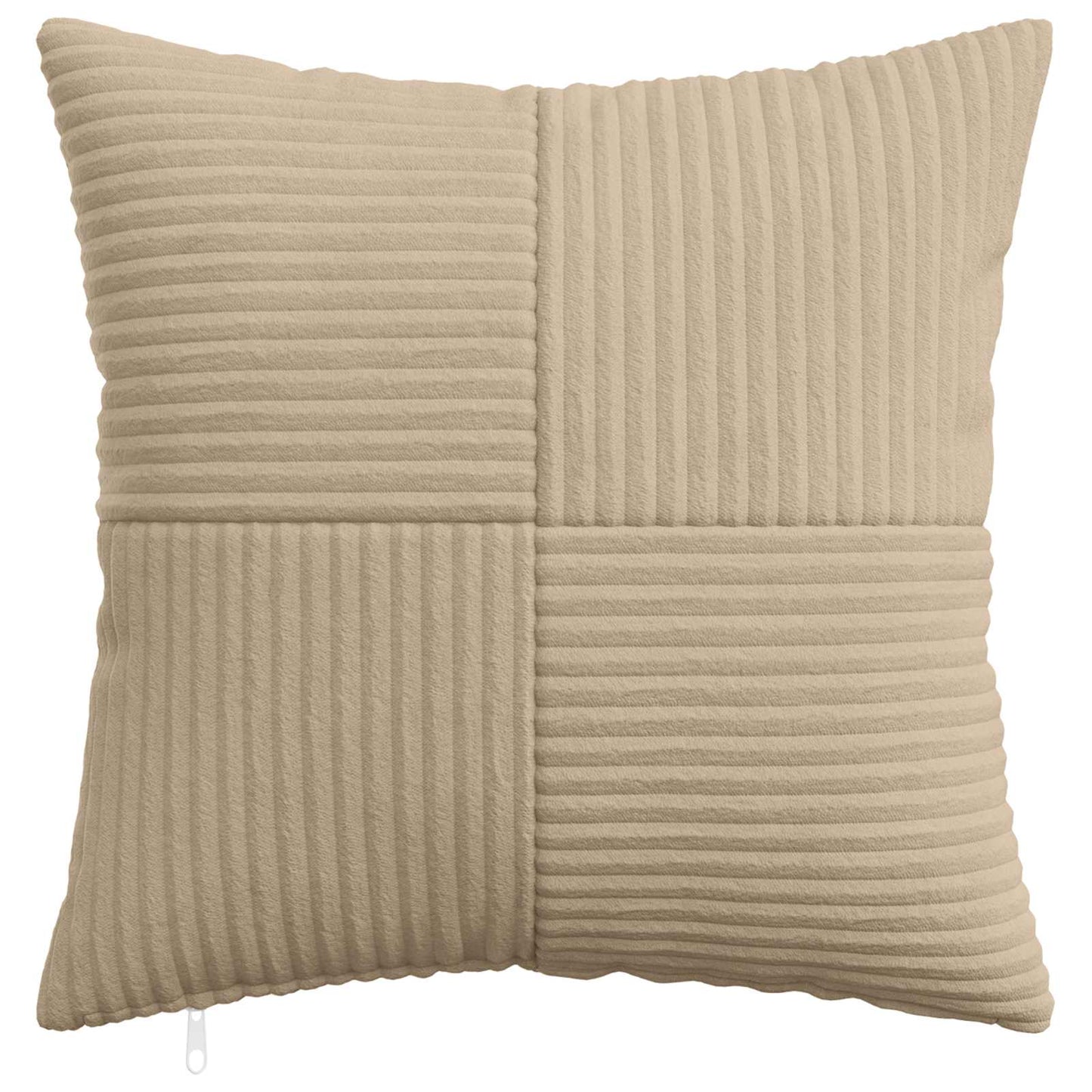 Pudebetræk 2 pcs ALMELO Gråbrun 35 x 35 cm cordfløjl