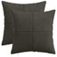 Pudebetræk 2 pcs ALMELO Antracit 40 x 40 cm cordfløjl
