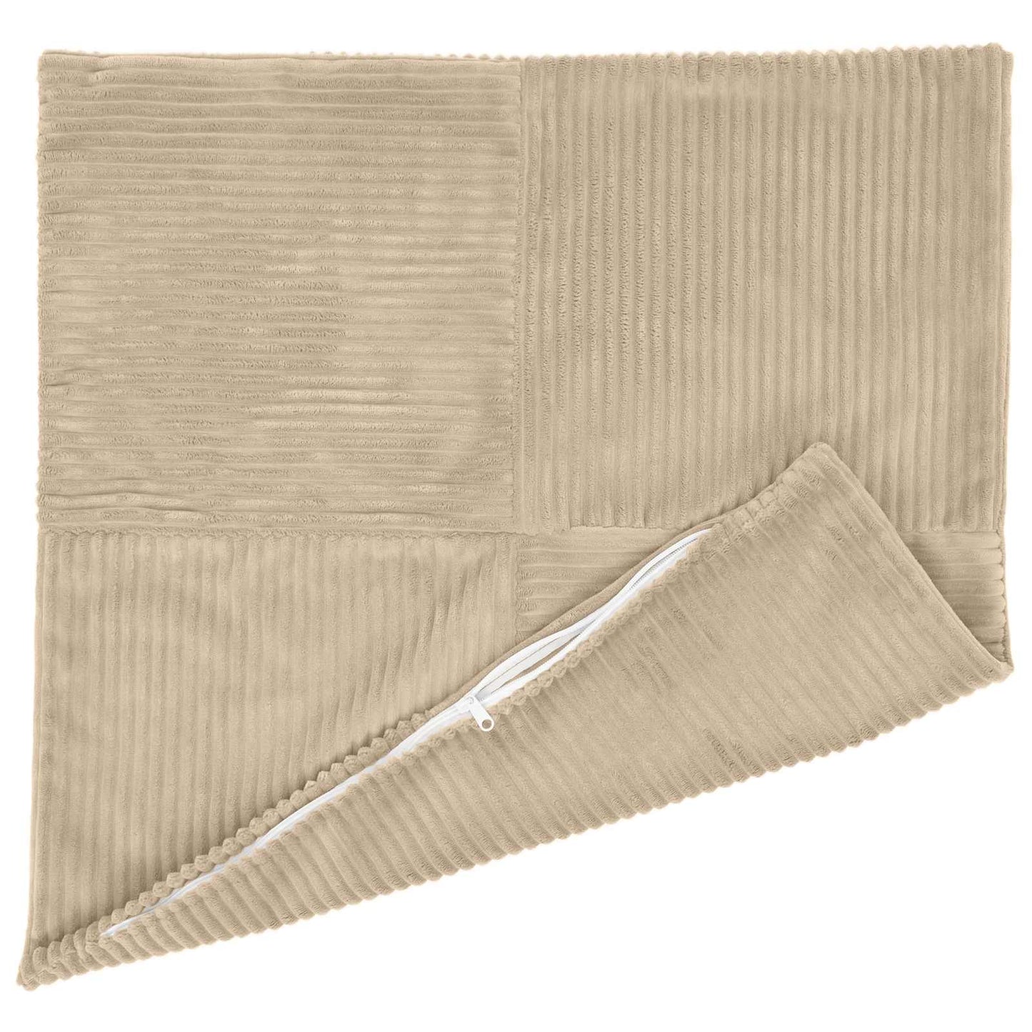Pudebetræk 6 pcs ALMELO Gråbrun 40 x 40 cm cordfløjl