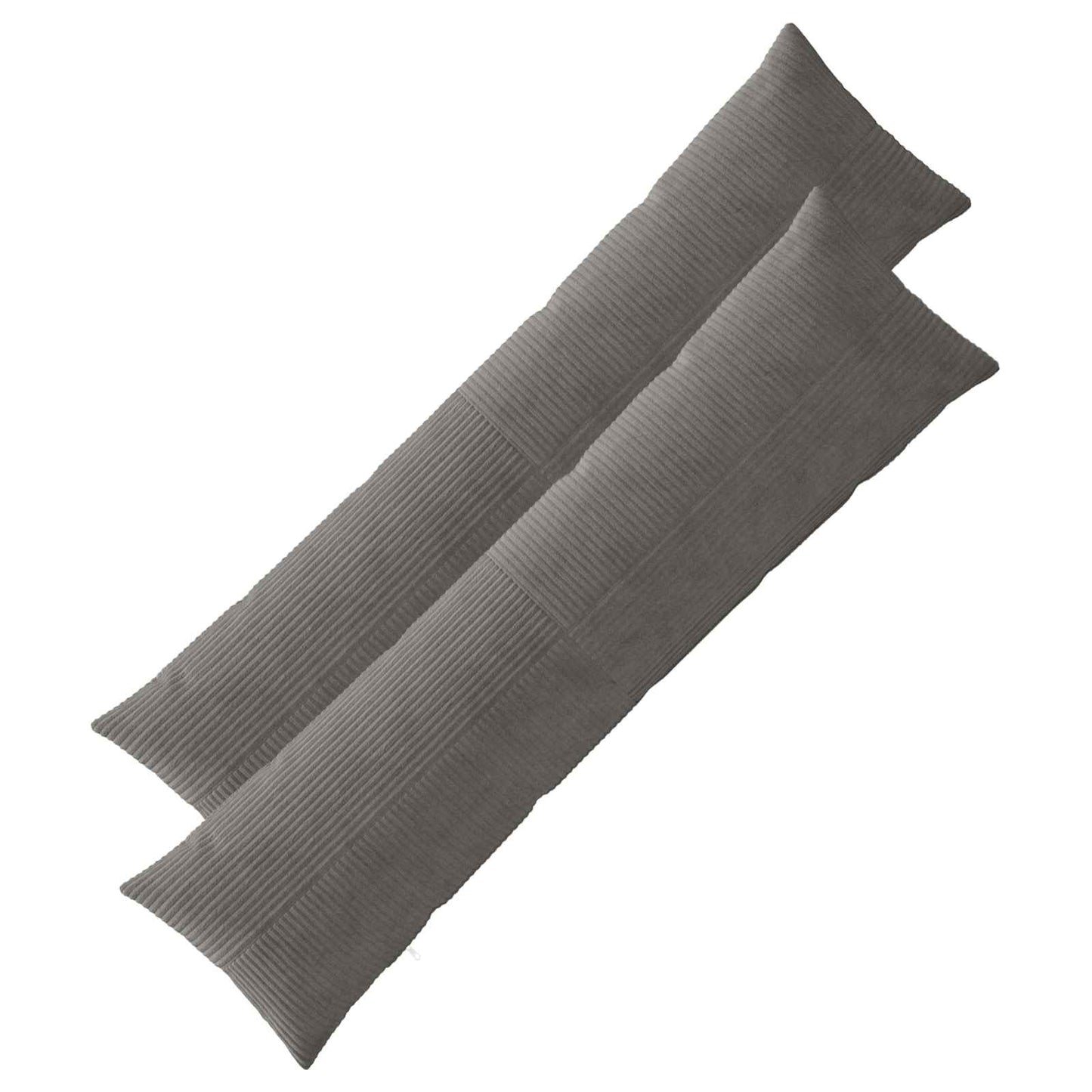 Pudebetræk 2 pcs ALMELO Mørkegrå 40 x 145 cm cordfløjl