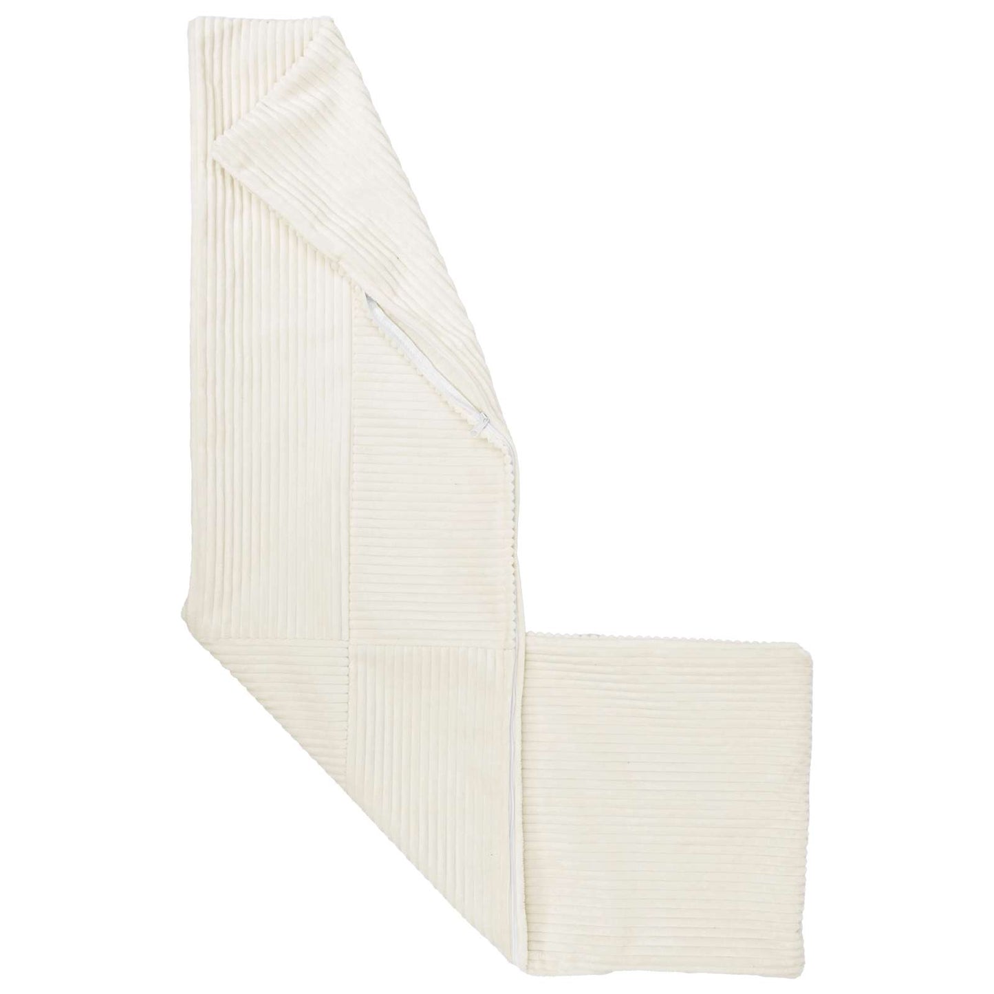 Pudebetræk ALMELO Cremefarvet 40 x 145 cm cordfløjl
