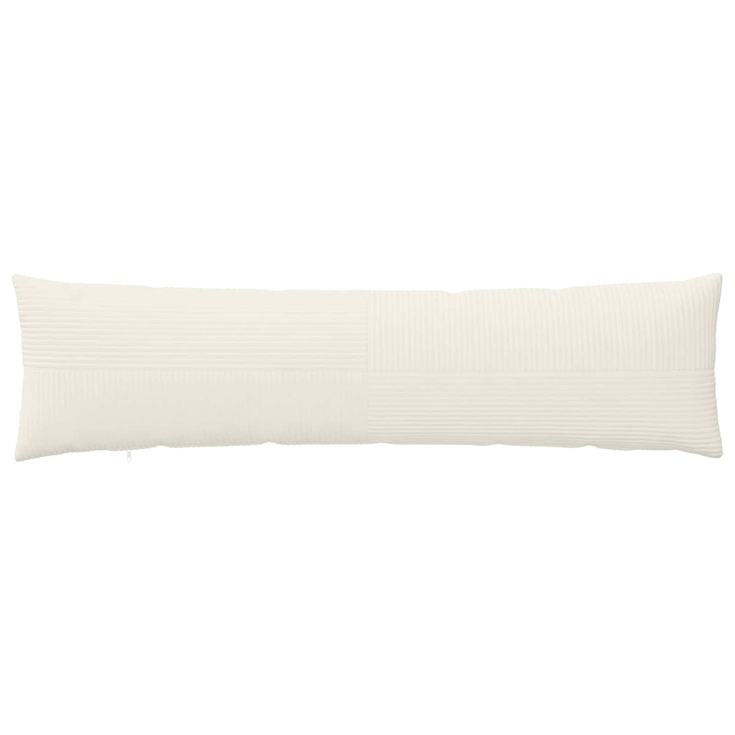 Pudebetræk 2 pcs ALMELO Cremefarvet 40 x 145 cm cordfløjl