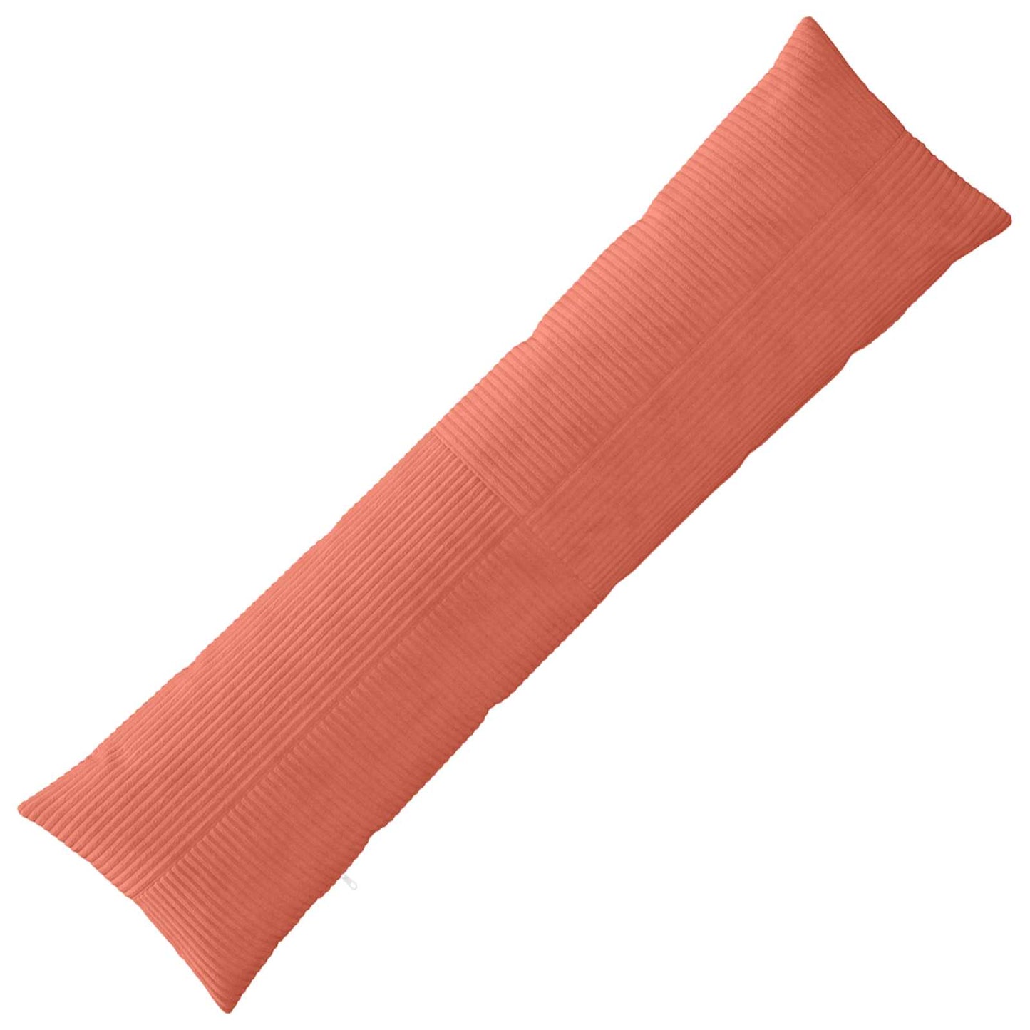 Pudebetræk ALMELO Rød orange 40 x 145 cm cordfløjl