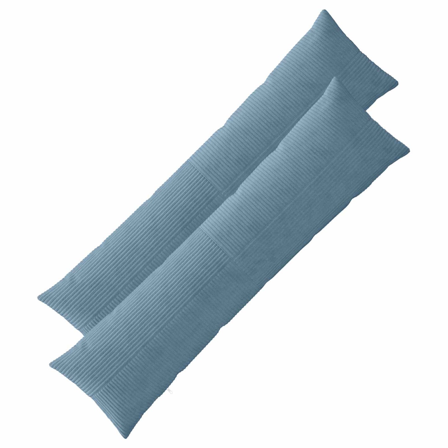 Pudebetræk 2 pcs ALMELO Blå 40 x 145 cm cordfløjl