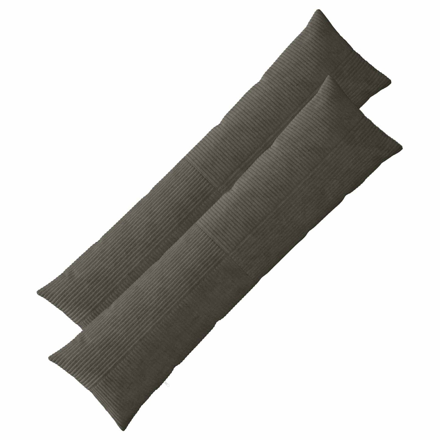 Pudebetræk 2 pcs ALMELO Antracit 40 x 145 cm cordfløjl