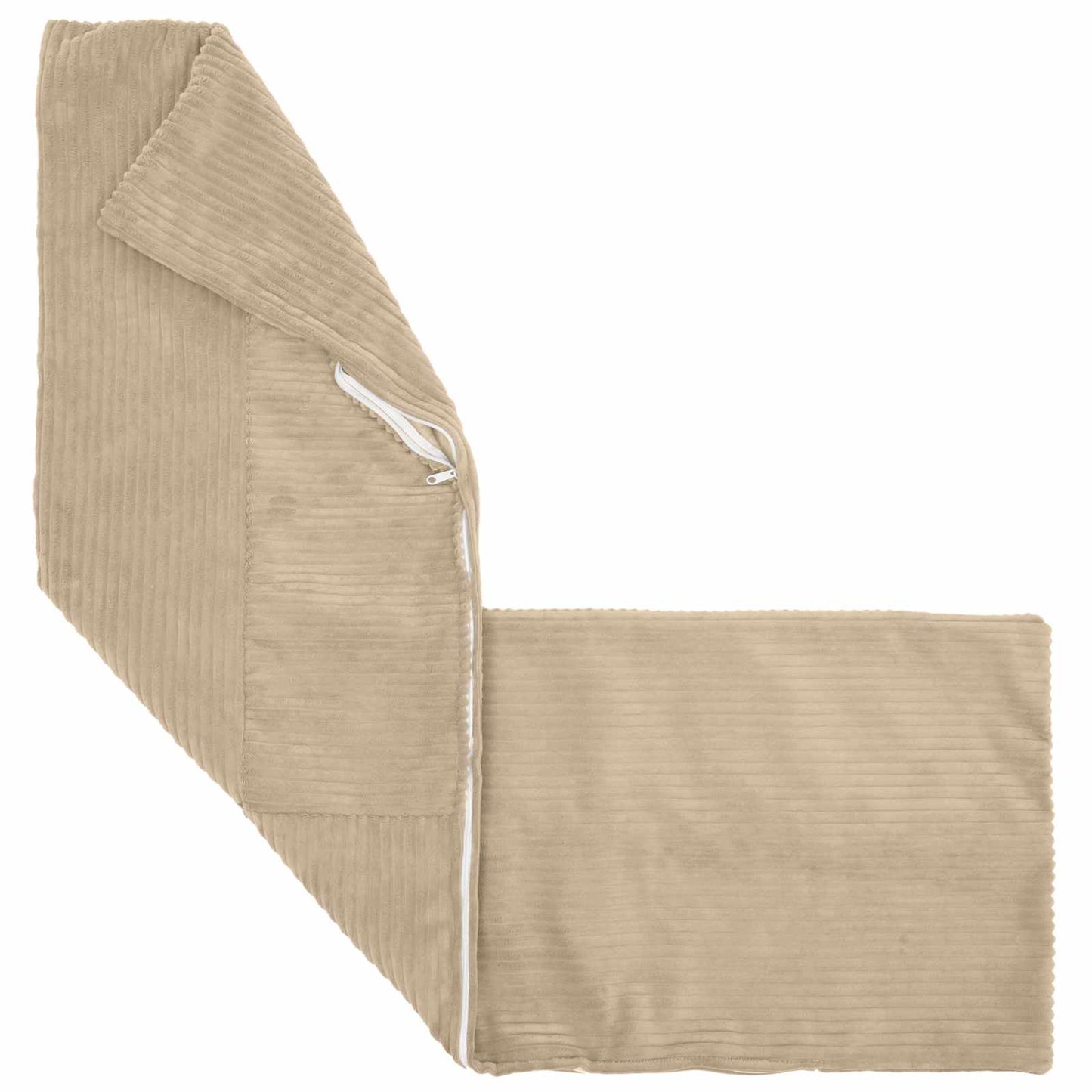 Pudebetræk ALMELO Gråbrun 40 x 145 cm cordfløjl