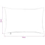 Pudebetræk 2 pcs ALMELO Grågrøn 40 x 60 cm cordfløjl