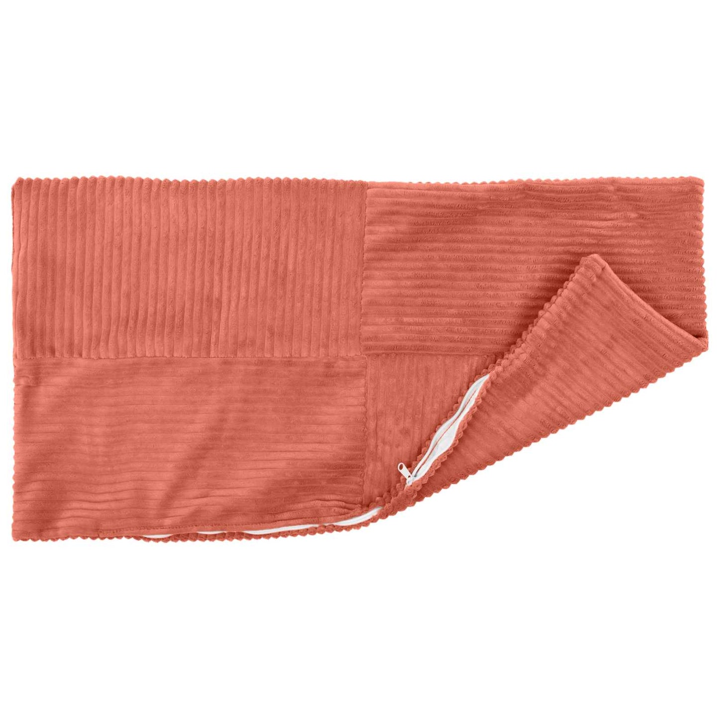 Pudebetræk 6 pcs ALMELO Rød orange 40 x 60 cm cordfløjl