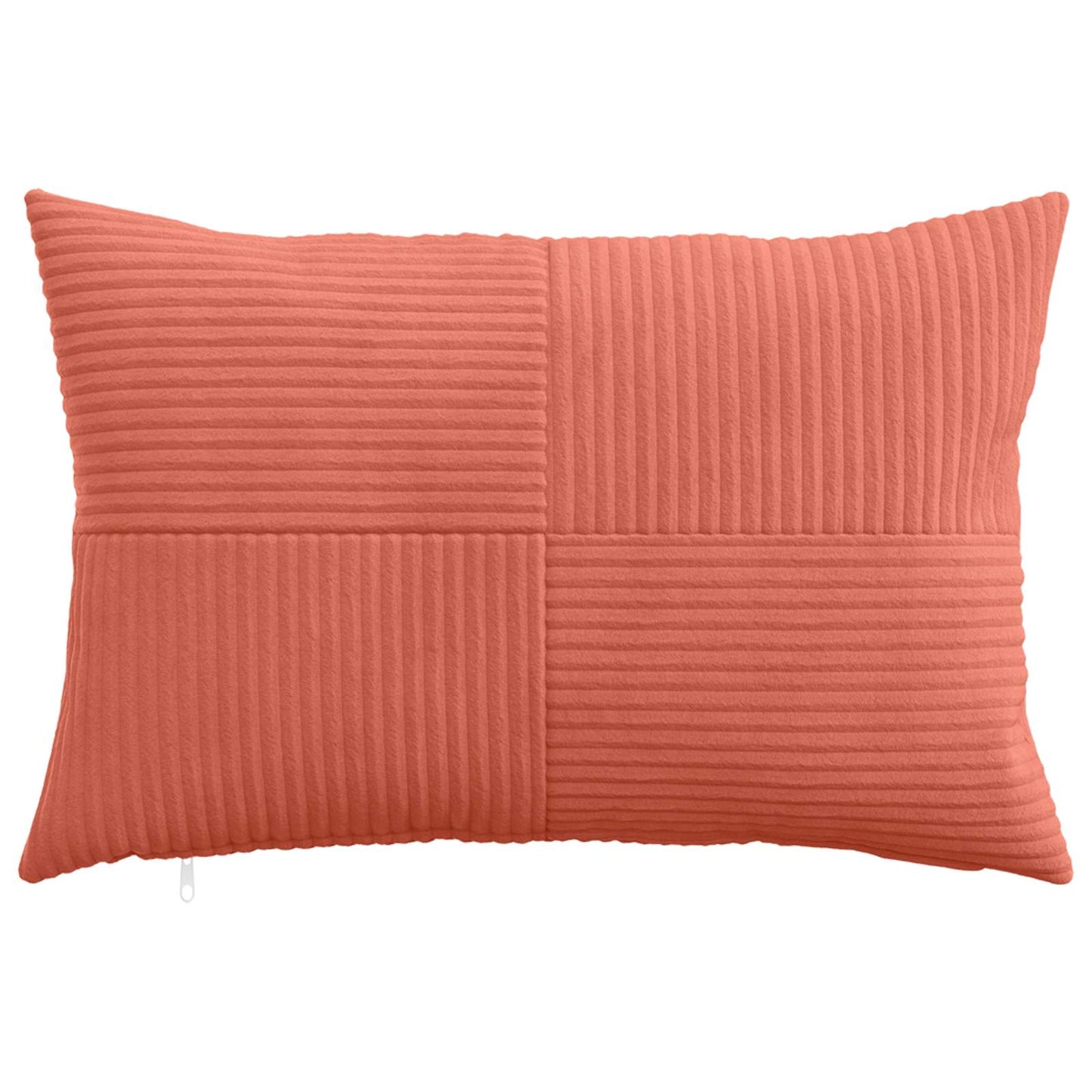 Pudebetræk 6 pcs ALMELO Rød orange 40 x 60 cm cordfløjl