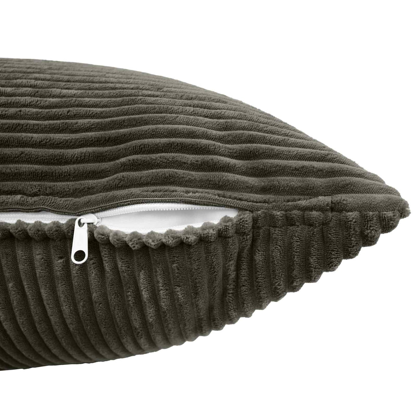Pudebetræk 6 pcs ALMELO Antracit 40 x 60 cm cordfløjl