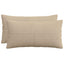 Pudebetræk 2 pcs ALMELO Gråbrun 40 x 70 cm cordfløjl