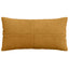 Pudebetræk 12 pcs ALMELO Gul 40 x 80 cm cordfløjl