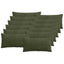 Pudebetræk 12 pcs ALMELO Grøn 40 x 80 cm cordfløjl