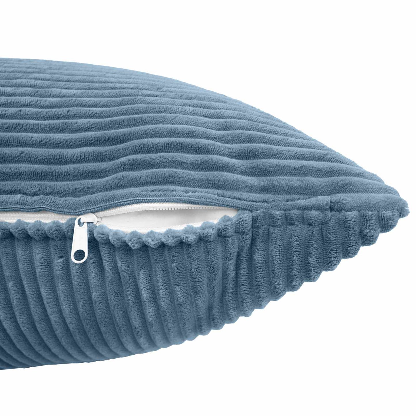 Pudebetræk 6 pcs ALMELO Blå 45 x 45 cm cordfløjl