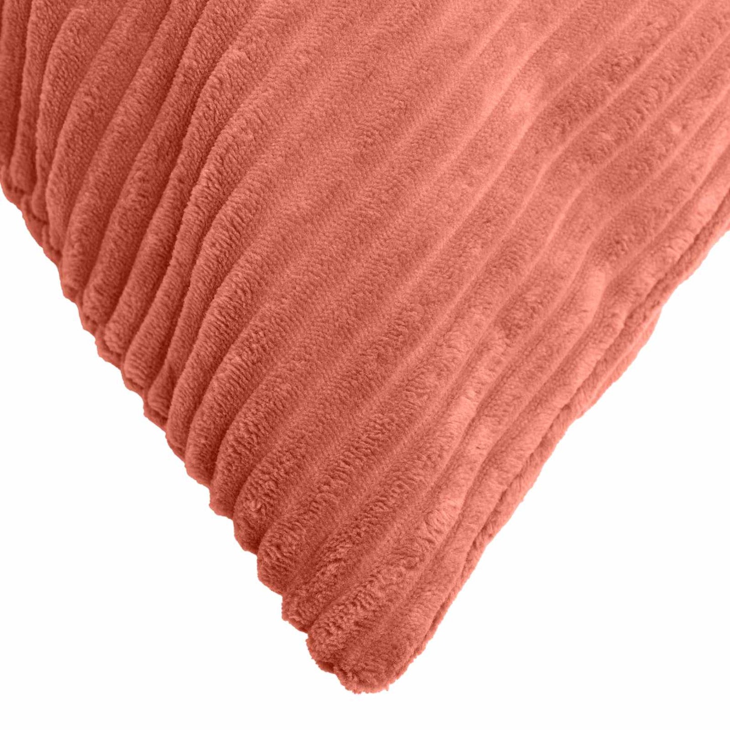 Pudebetræk 2 pcs ALMELO Rød orange 50 x 50 cm cordfløjl