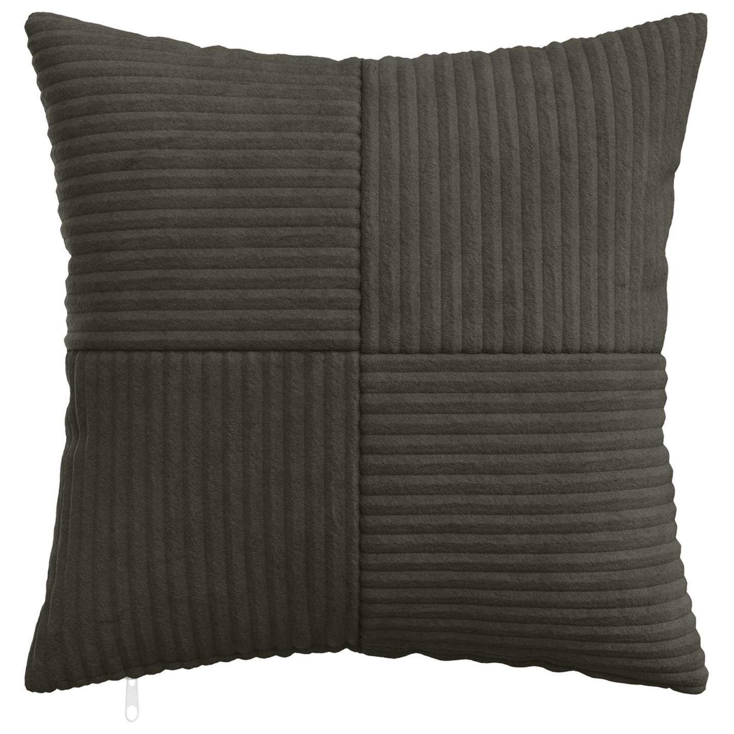 Pudebetræk 6 pcs ALMELO Antracit 50 x 50 cm cordfløjl