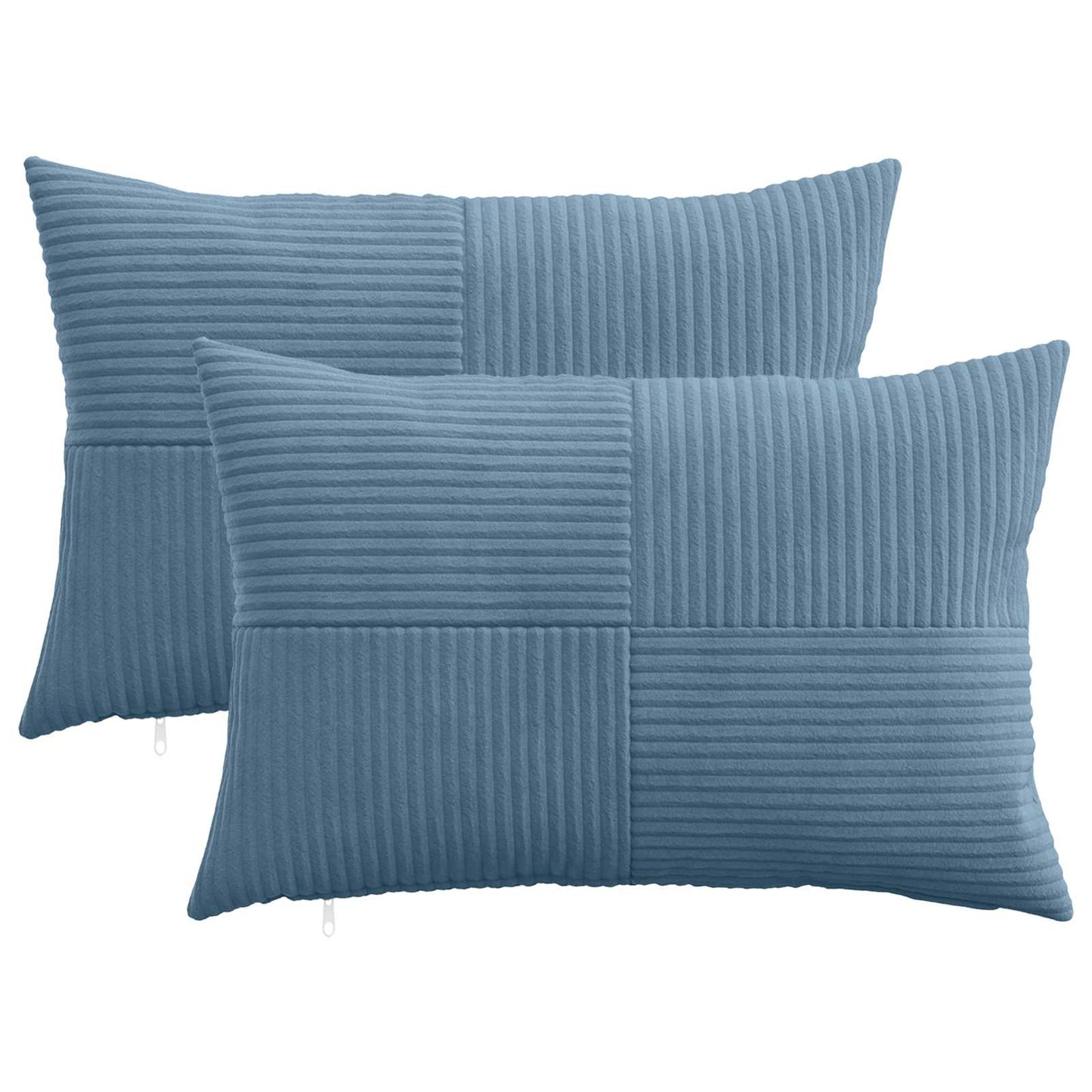 Pudebetræk 2 pcs ALMELO Blå 50 x 70 cm cordfløjl