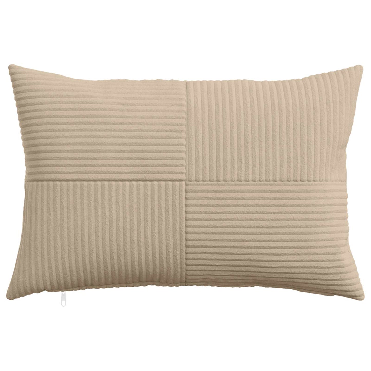 Pudebetræk 2 pcs ALMELO Gråbrun 50 x 70 cm cordfløjl