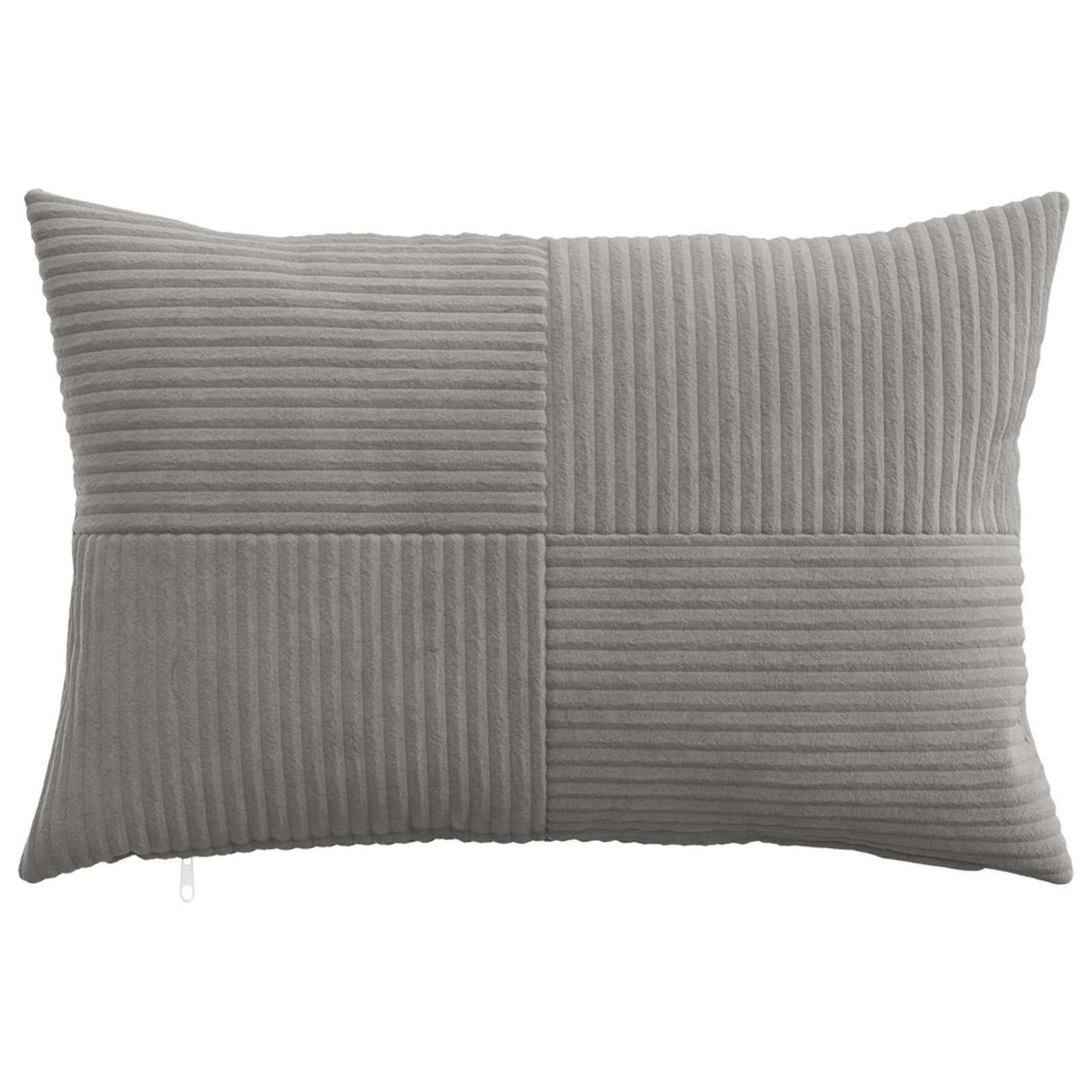 Pudebetræk 2 pcs ALMELO Lysegrå 50 x 75 cm cordfløjl