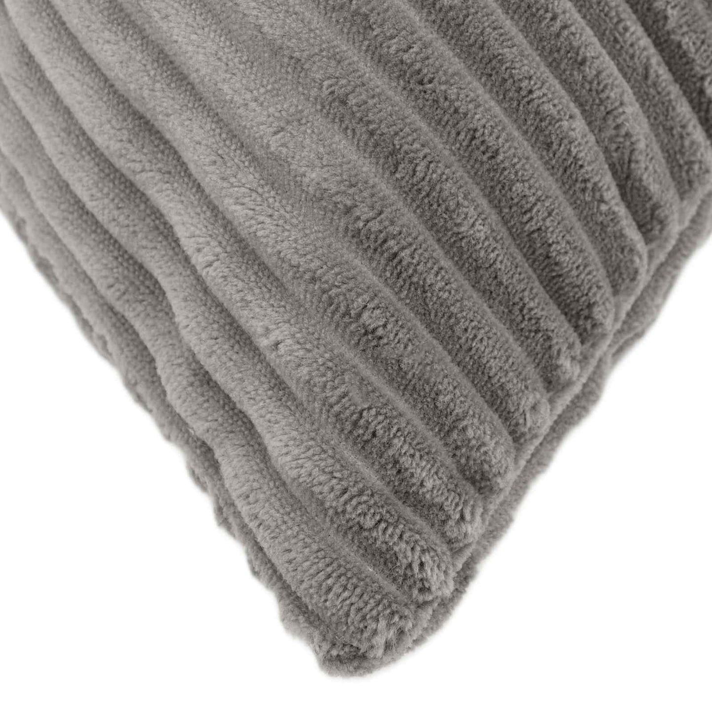 Pudebetræk 6 pcs ALMELO Lysegrå 50 x 75 cm cordfløjl