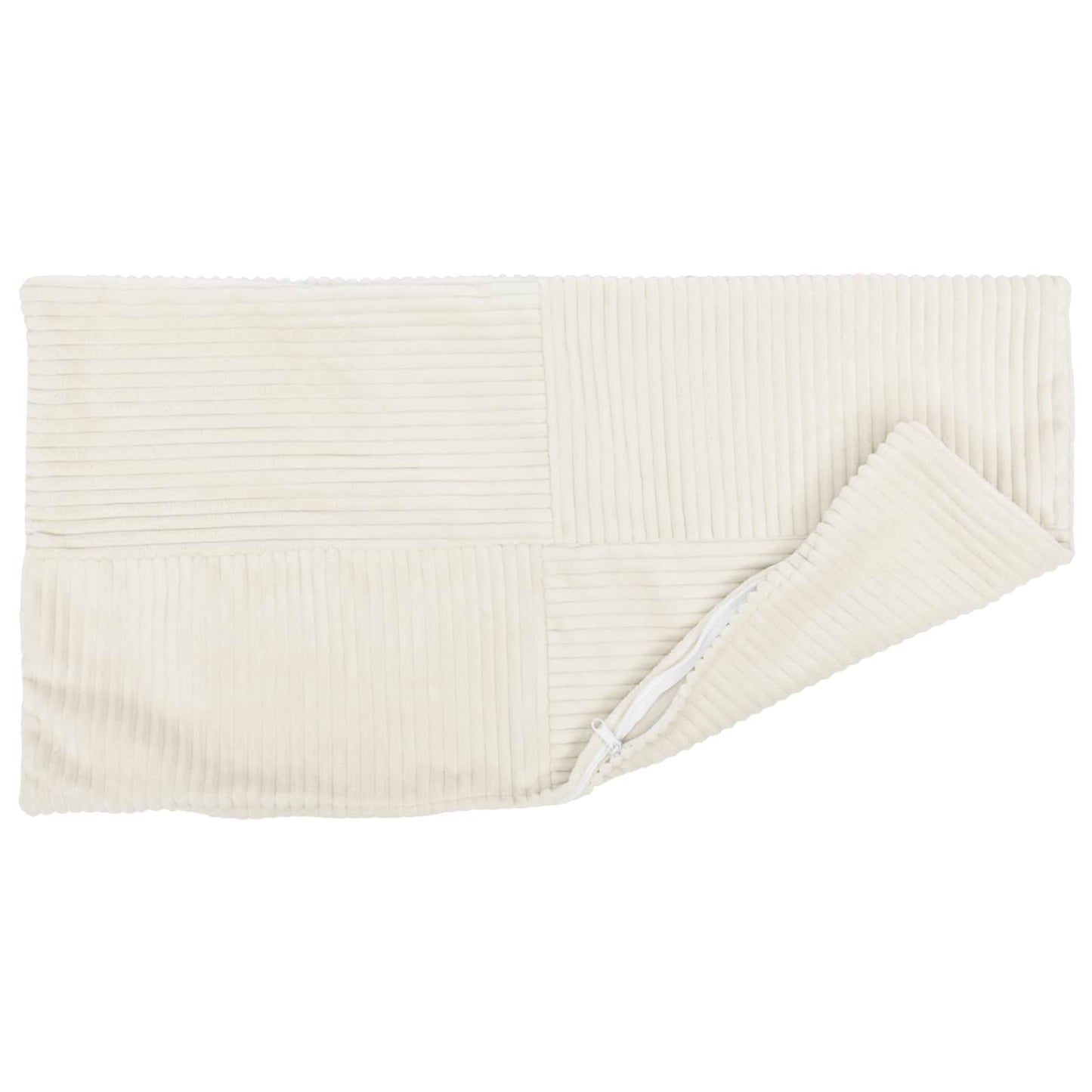 Pudebetræk 6 pcs ALMELO Cremefarvet 50 x 75 cm cordfløjl