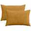 Pudebetræk 2 pcs ALMELO Gul 50 x 75 cm cordfløjl