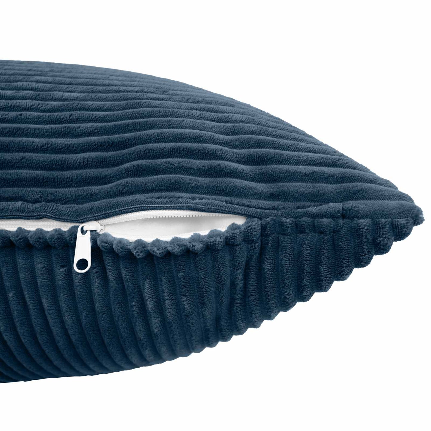 Pudebetræk 2 pcs ALMELO Mørkeblå 50 x 75 cm cordfløjl