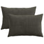 Pudebetræk 2 pcs ALMELO Antracit 50 x 80 cm cordfløjl