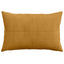 Pudebetræk 2 pcs ALMELO Gul 50 x 80 cm cordfløjl