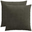 Pudebetræk 2 pcs ALMELO Antracit 55 x 55 cm cordfløjl