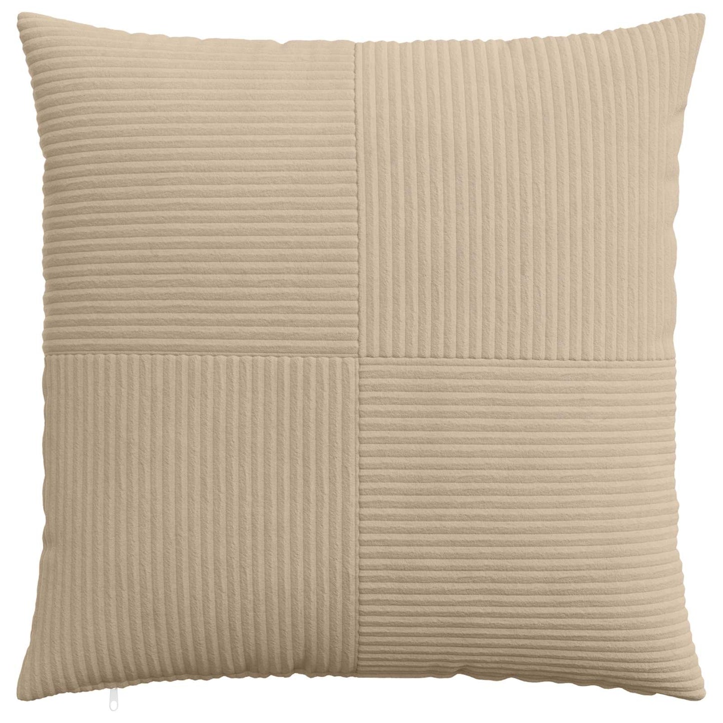 Pudebetræk 6 pcs ALMELO Gråbrun 55 x 55 cm cordfløjl