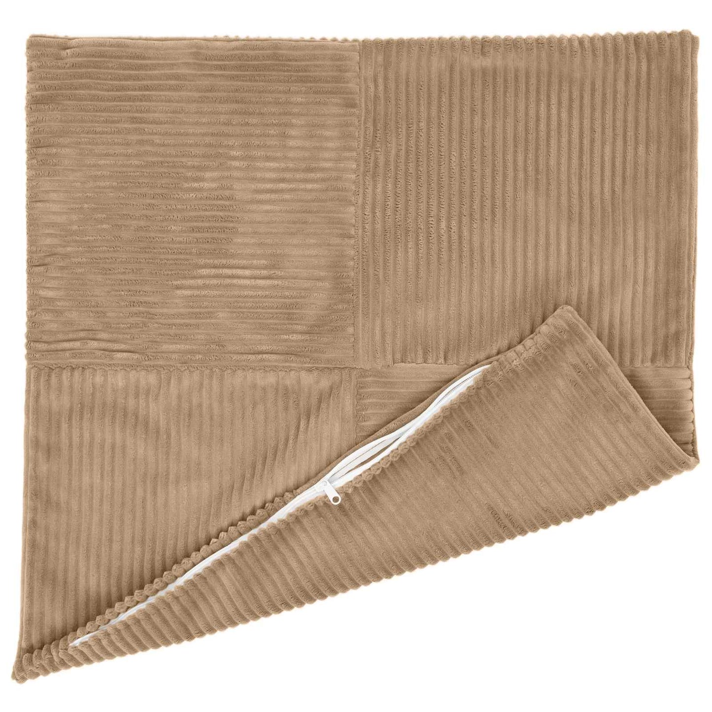 Pudebetræk 2 pcs ALMELO Brun 60 x 60 cm cordfløjl