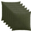 Pudebetræk 6 pcs ALMELO Grøn 60 x 60 cm cordfløjl