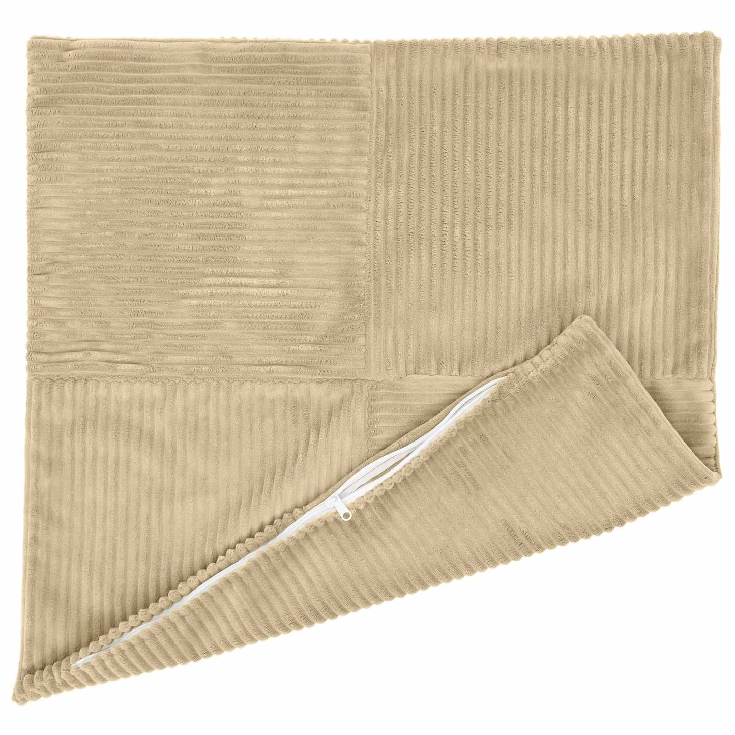 Pudebetræk 2 pcs ALMELO Grågrøn 65 x 65 cm cordfløjl