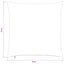 Pudebetræk 2 pcs ALMELO Gul 70 x 70 cm cordfløjl