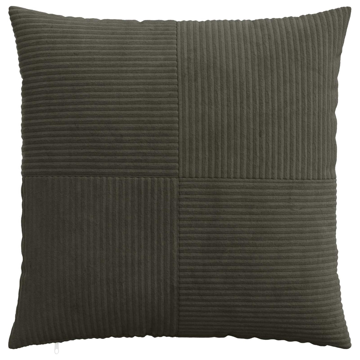 Pudebetræk 2 pcs ALMELO Antracit 80 x 80 cm cordfløjl