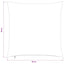 Pudebetræk 6 pcs ALMELO Antracit 80 x 80 cm cordfløjl