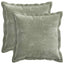 Pudebetræk 2 stk. HOUTEN Grøn 30 x 30 cm Chenille Stof