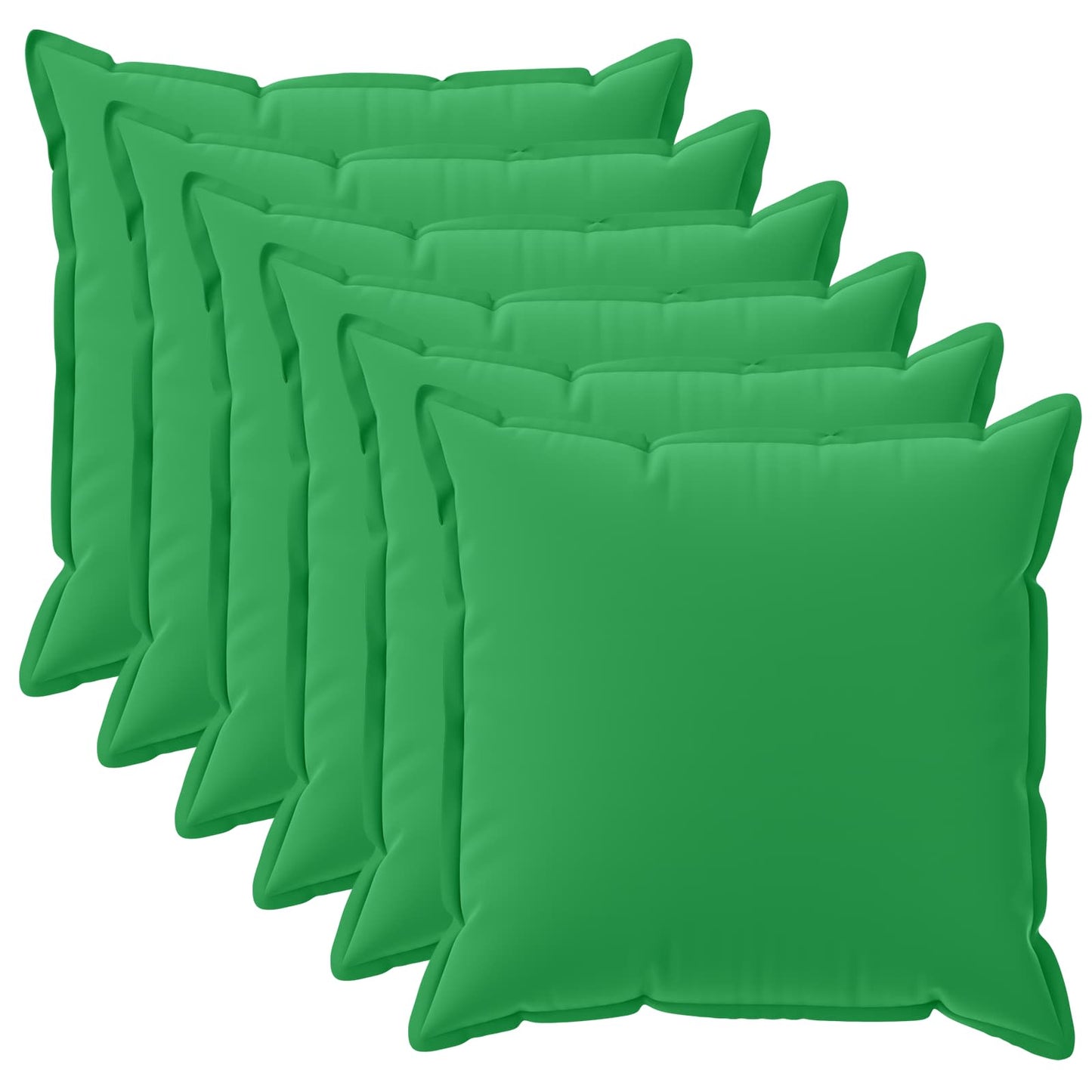 Pudebetræk 6 stk. HOUTEN Grøn 30 x 30 cm Polyester