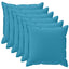 Pudebetræk 6 stk. HOUTEN Lyseblå 30 x 30 cm Polyester