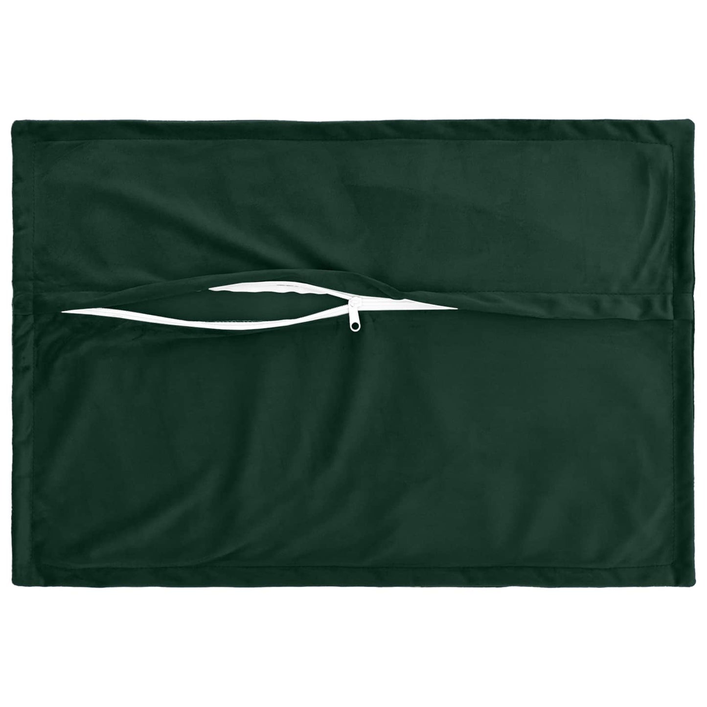 Pudebetræk 2 pcs HOUTEN Mørkegrøn 30 x 50 cm Fløjl