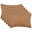Pudebetræk 6 pcs HOUTEN Beige 30 x 50 cm Bouclé