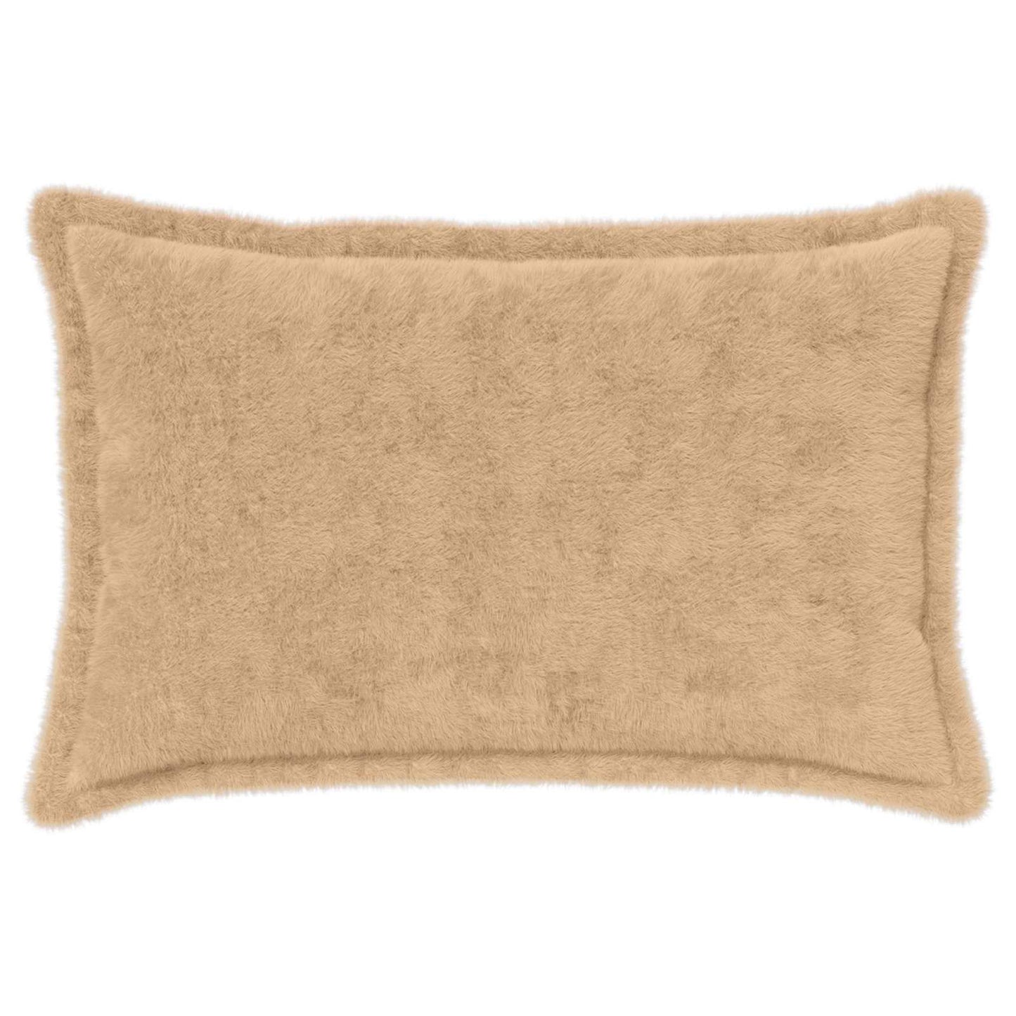 Pudebetræk 6 stk. HOUTEN Cremefarvet 30 x 50 cm Faux Kanin Pels