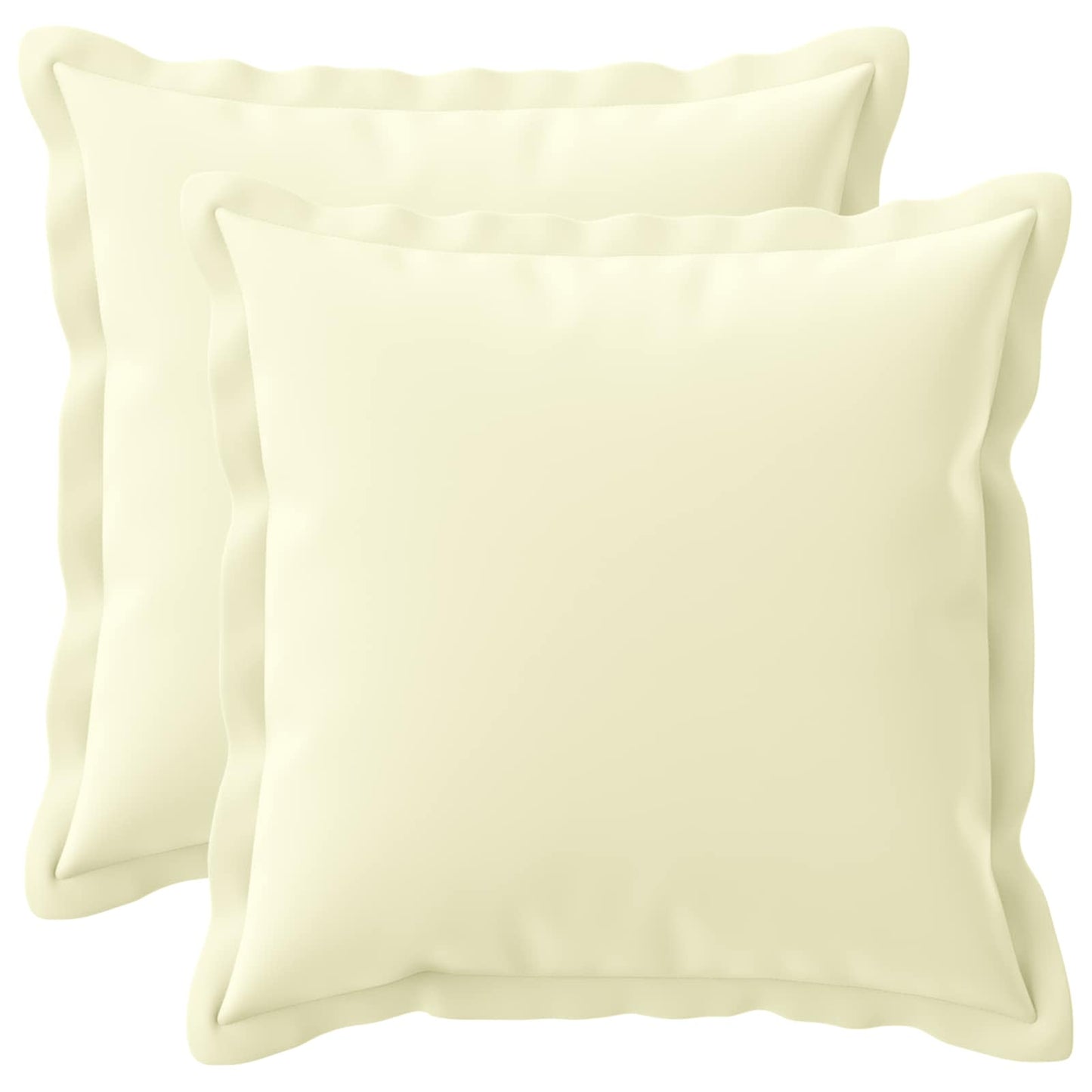 Pudebetræk 2 stk. HOUTEN Cremefarvet 35 x 35 cm Polyester